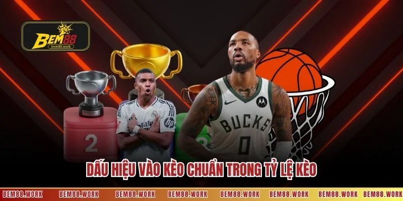 Dấu hiệu vào kèo chuẩn trong tỷ lệ kèo